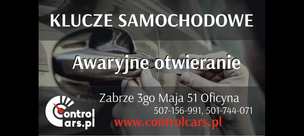 Awaryjne otwieranie otwarcie samochodu zgubione klucze kluczyki