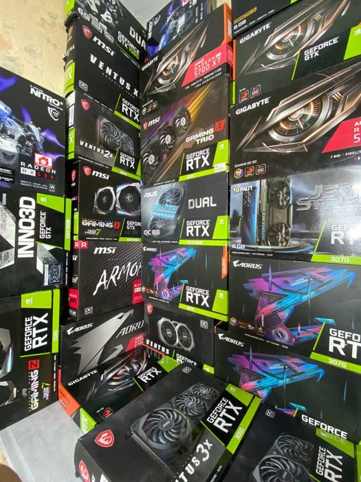 Коробки від Відеокарт