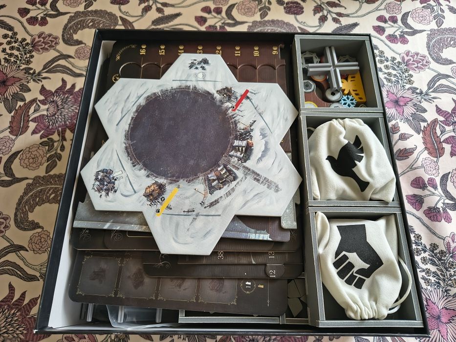 Frostpunk gra planszowa + dodatek pionierzy + insert folded space