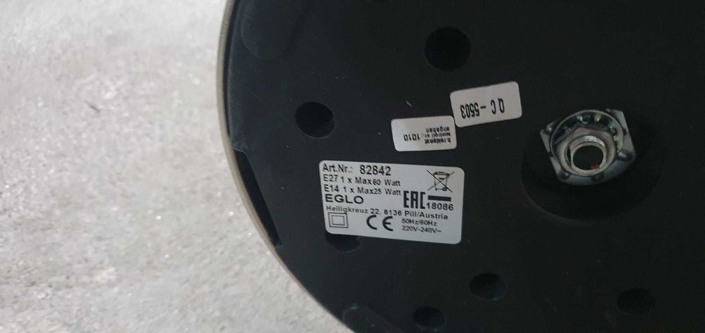 Candeeiro de Pé EGLO Up 2 – Aço, E27, com luz de leitura articulada