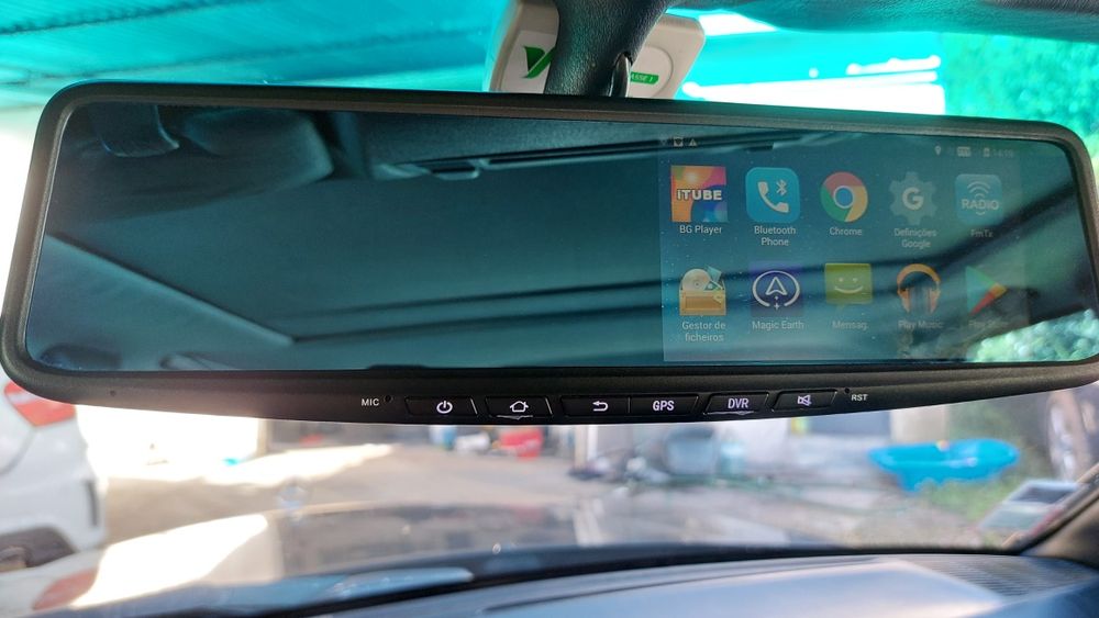 Retrovisor automóvel Android