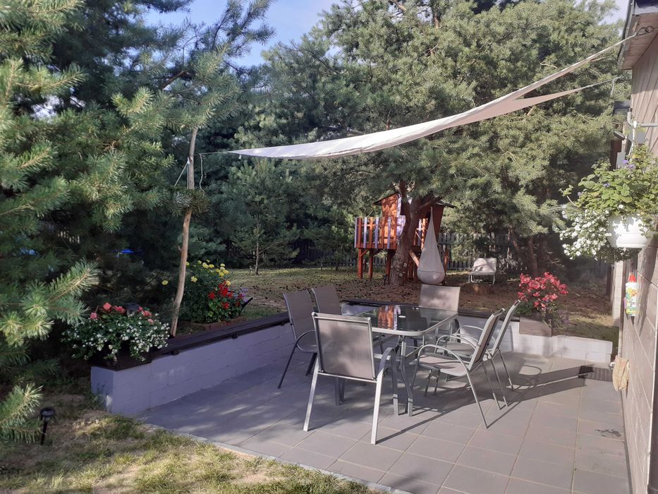 Dom letniskowy w lesie  nad Wkrą, 60km od W-wy.