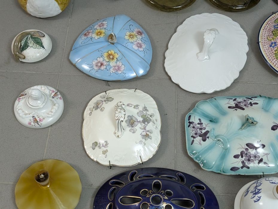 Coleção tampas de terrinas antigas