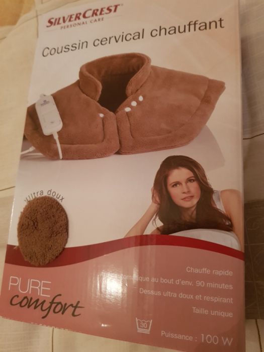 Capa cervical medicinal aquecida -NOVA-