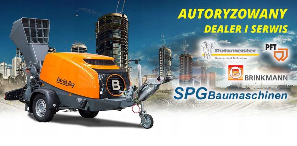 Pompa do betonu SPG Baumaschinen PG50 + Mieszarka PG140light