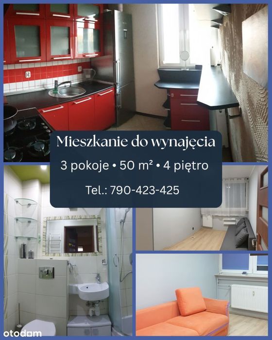 Mieszkanie 3 pok. | balkon | klimatyzacja | piwnica | Jelcz-Laskowice