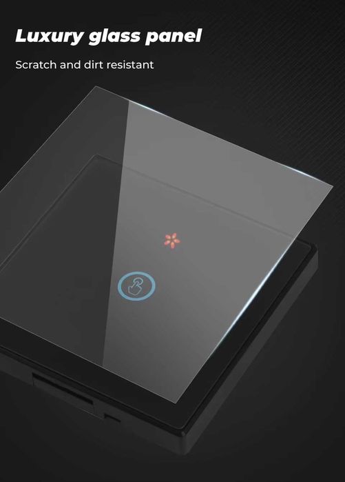 Bezprzewodowy włacznik szklany  nadajnik  RF 433 MHz EV1527