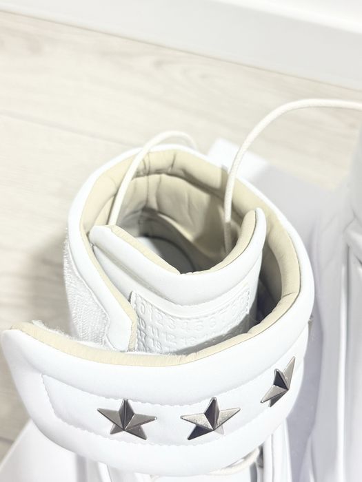 обувь Maison Margiela Future Silver Star White Shoes