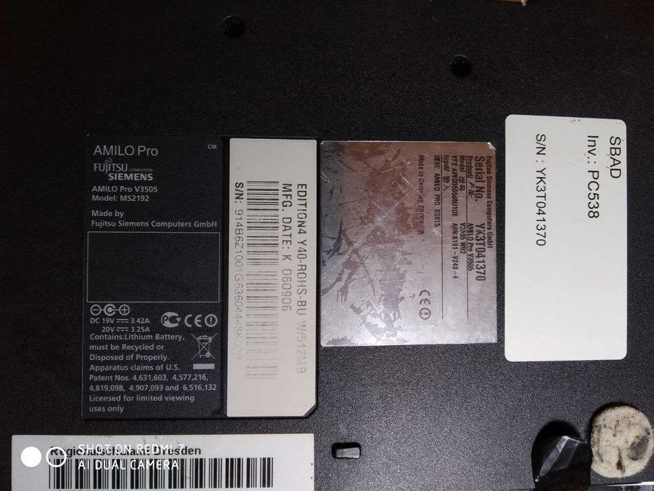 Fujitsu Siemens Amilo 3505 (5535), все проверено.