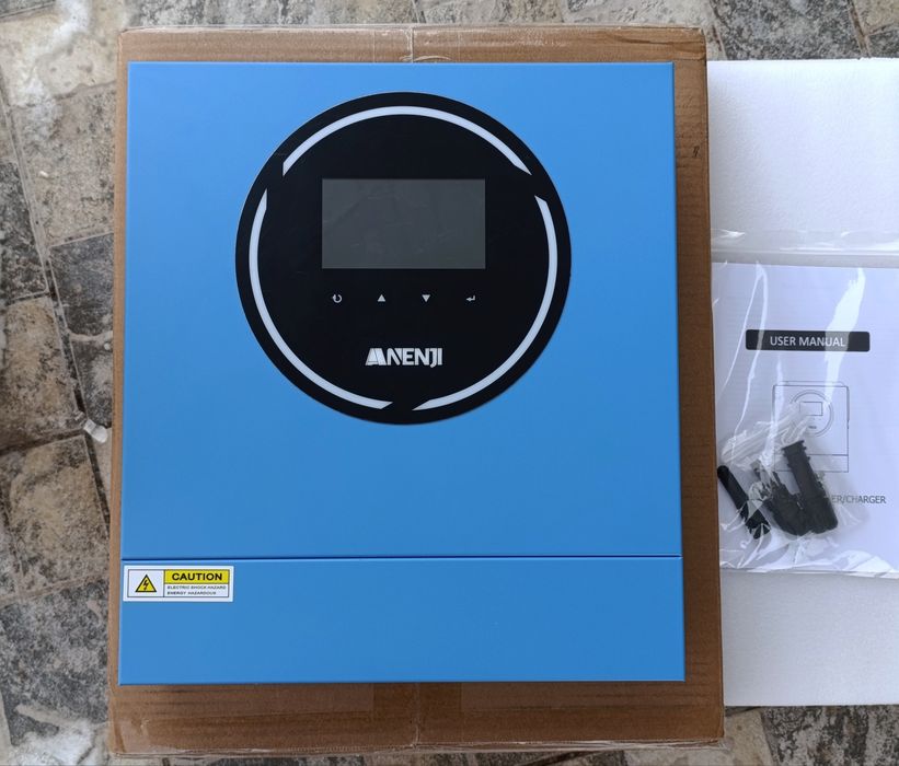 5 кВт інвертор Anenji з WiFi-модулем, гібридний 48V, 100A