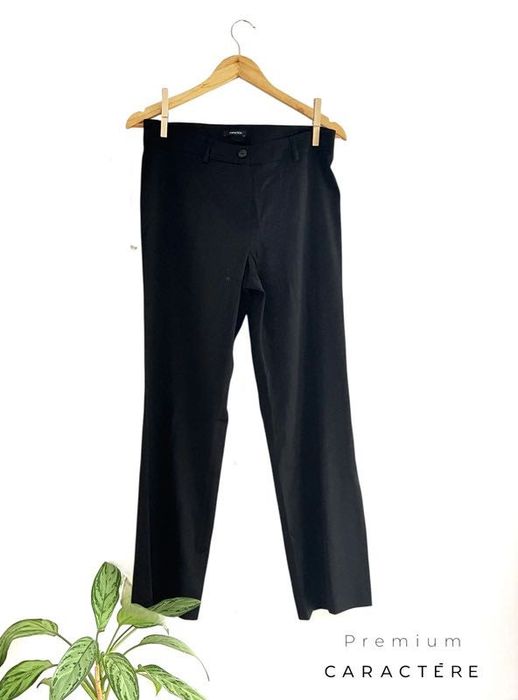 Calças clássicas de fato feminino Caractère Tamanho 42 (E)  Pretas