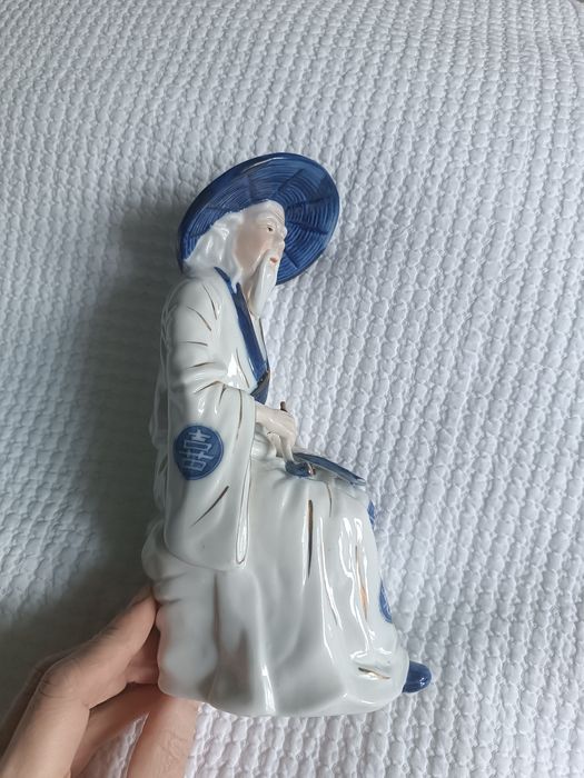 Estatua (23cm) em porcelana japonesa de Eiho