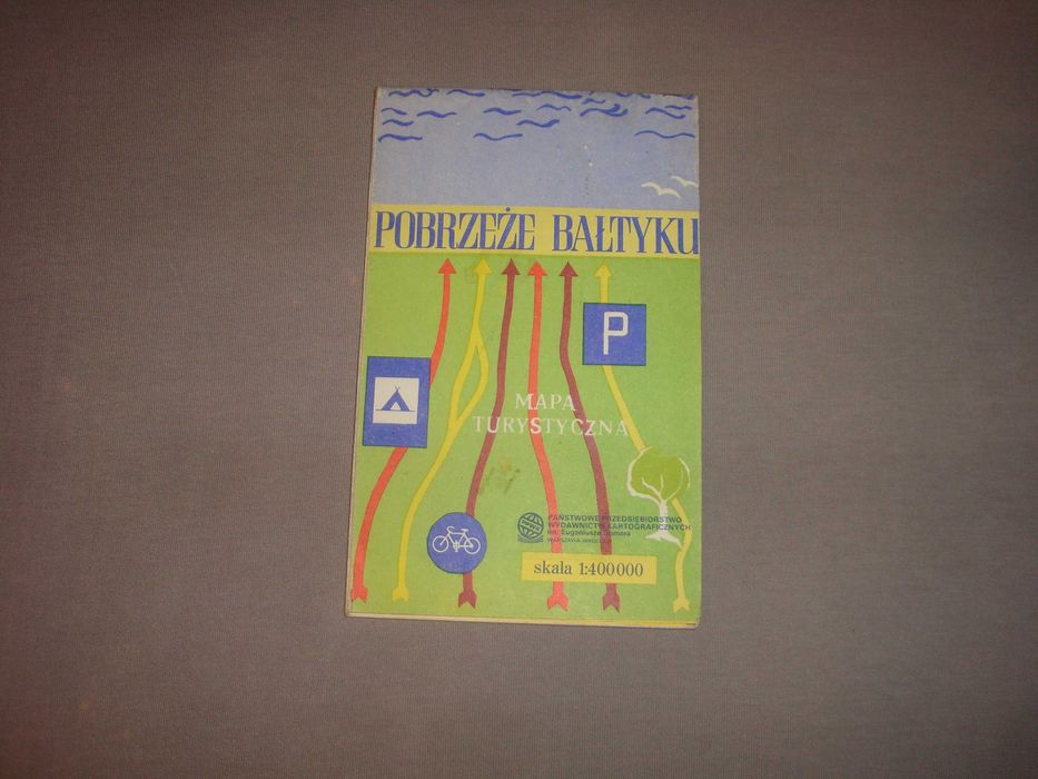 Pobrzeże Bałtyku  Mapa turystyczna