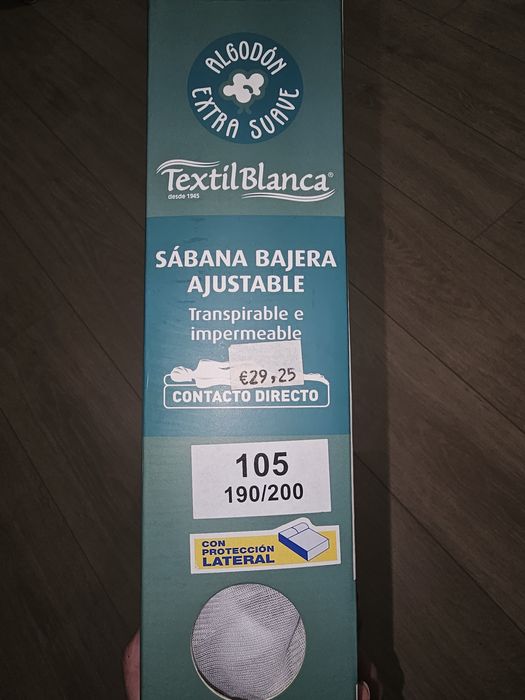 Водонепроницаемый хлопковый наматрасник.Новый