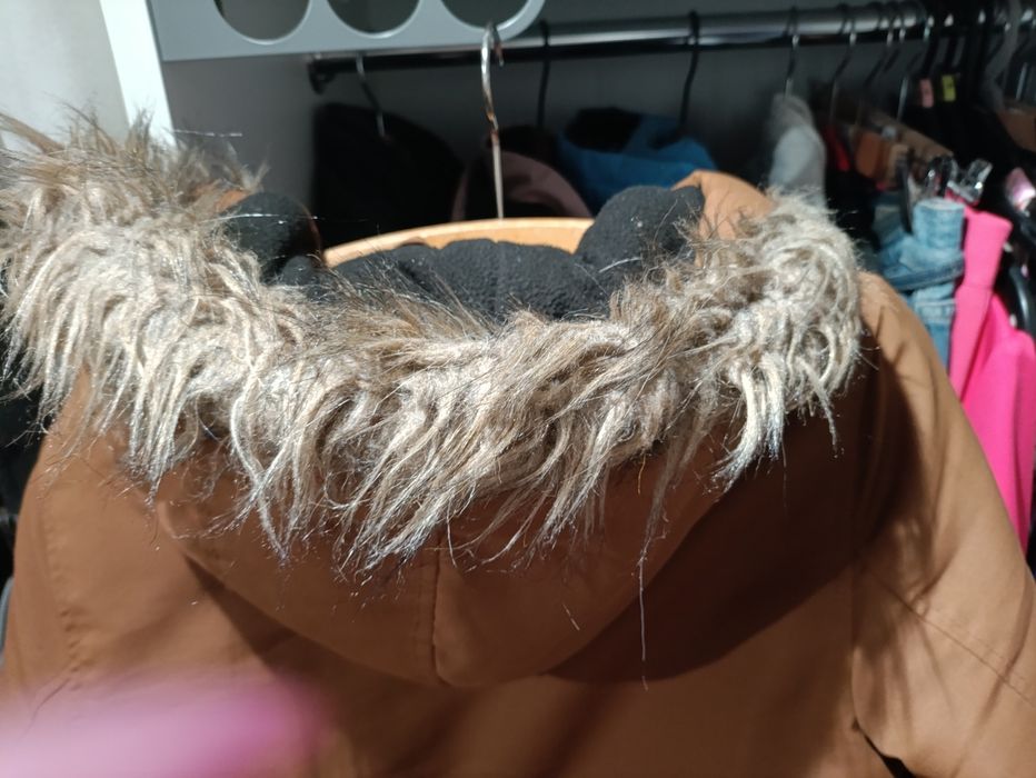 Kurtka zimowa parka 134 gruba ciepła