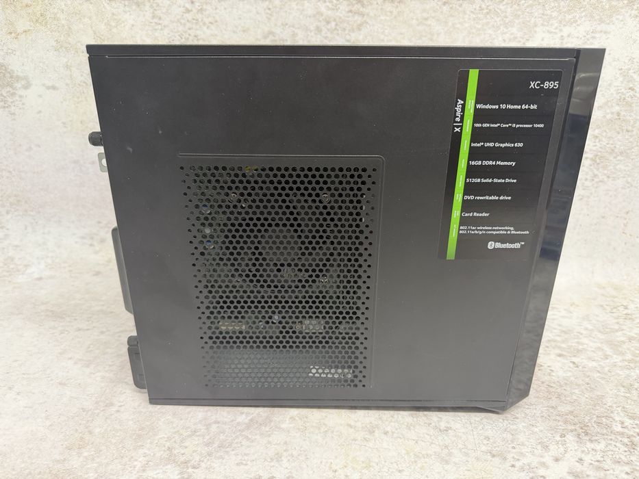 Komputer Biurowy Acer Aspire XC-895 / i5-10400 4.30 GHz / 16 GB RAM DDR4 / 512 GB SSD / DVD / Win 11 Home