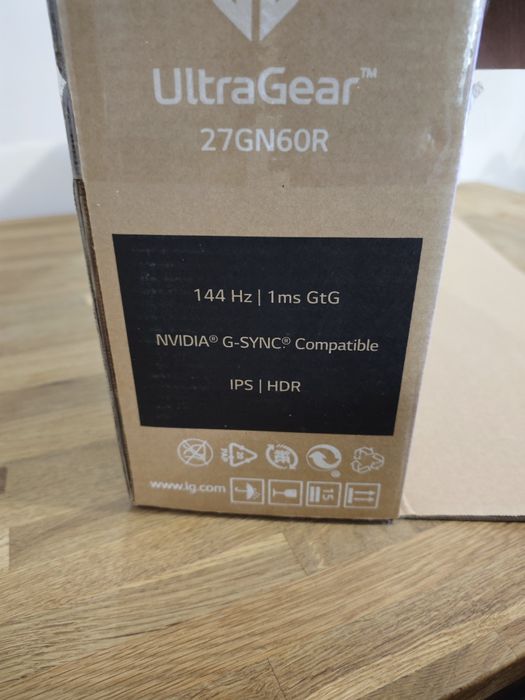 Monitor Gaming LG ultraGear 27 FHD IPS 144Hz