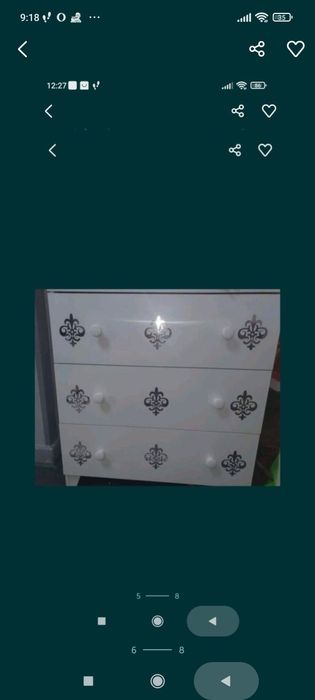 Naklejki dekory lustrzane srebrne błyszczące Glamour 10 sztuk nowe
