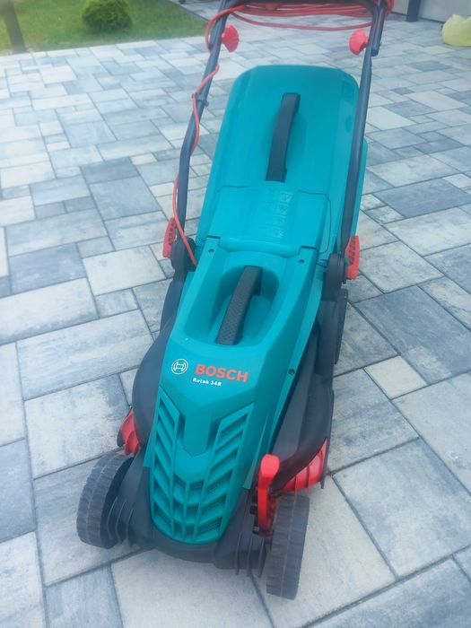 Kosiarka elektryczna Bosch rotak 34r 1300 Wta stan idealny !!