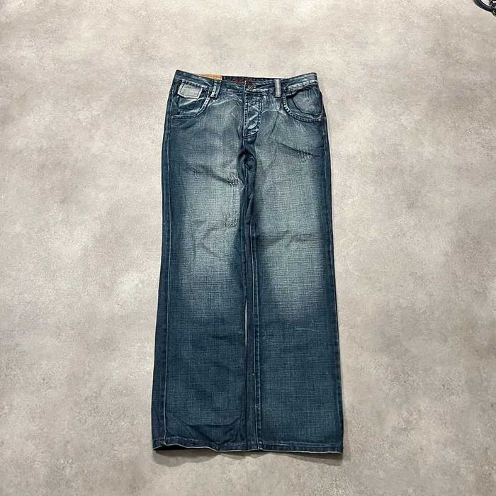 Vintage Spodnie Jeansy Y2K Rap Denim Pants Retro Swag 00s Trendy