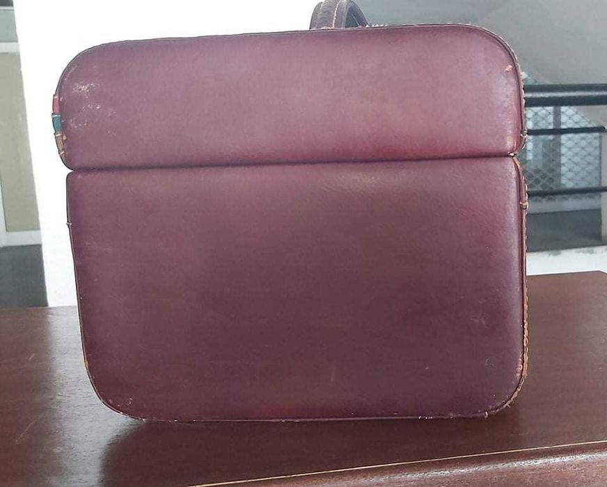 Mala de mão franzi vintage