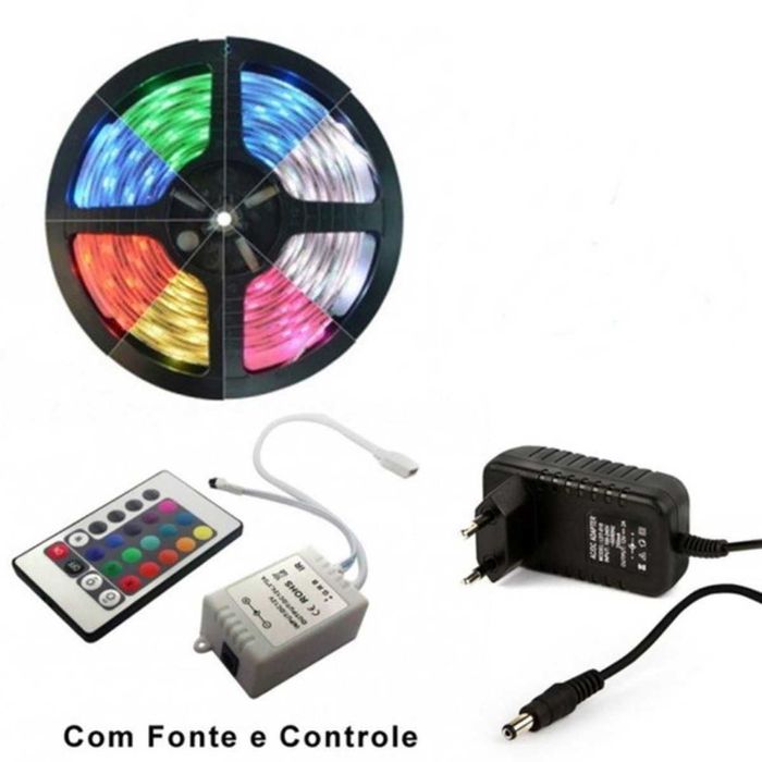 RGB LED Strips: 5, 10, 15, 20, 30 Meters (Also Monitorable via Phone)64740620828803121