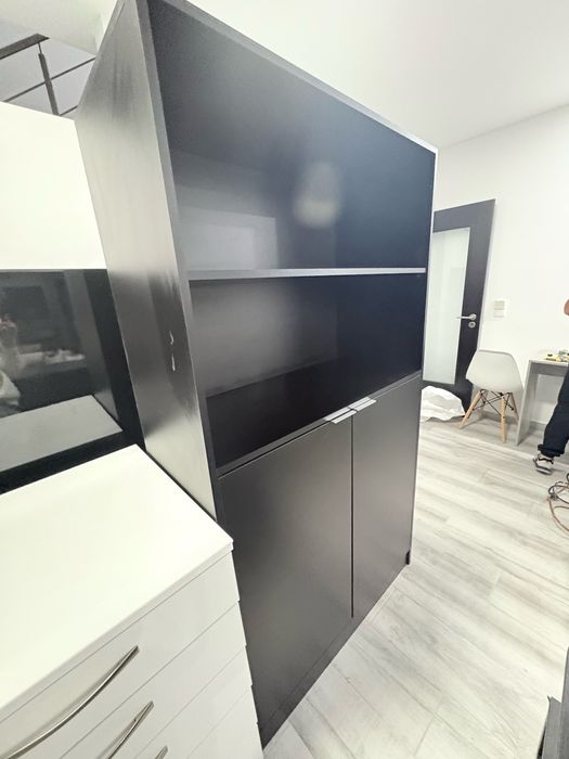 Armário Alto 180x100x45 Cinza Antracite [40]