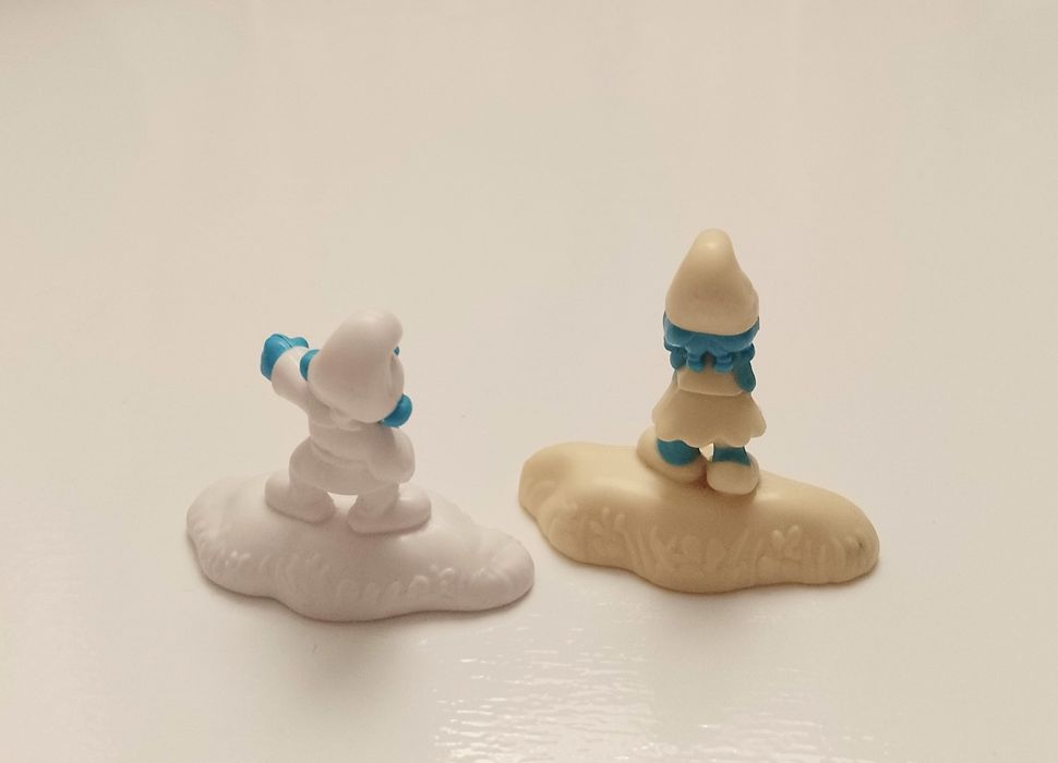 Zestaw 2 figurki Smurfy The Smurfs Smerfetka i Smerf Judoka Karateka