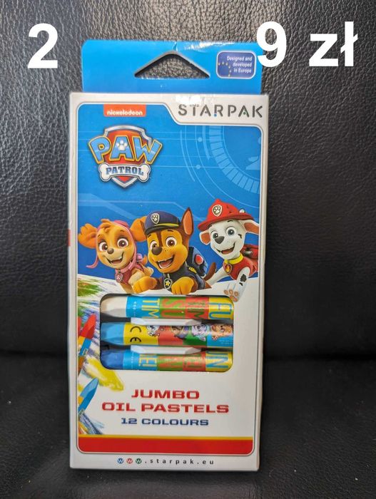 Kredki psi patrol pastele olejne