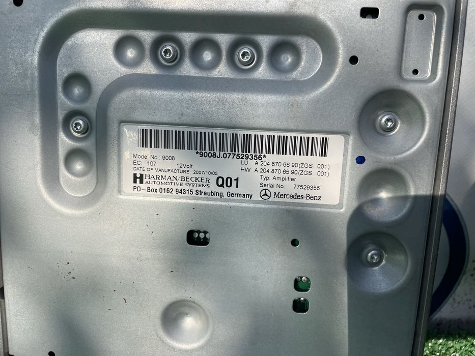 Комплект звука W204 Harman Kardon Logik 7 усилитель сабвуфер динамик