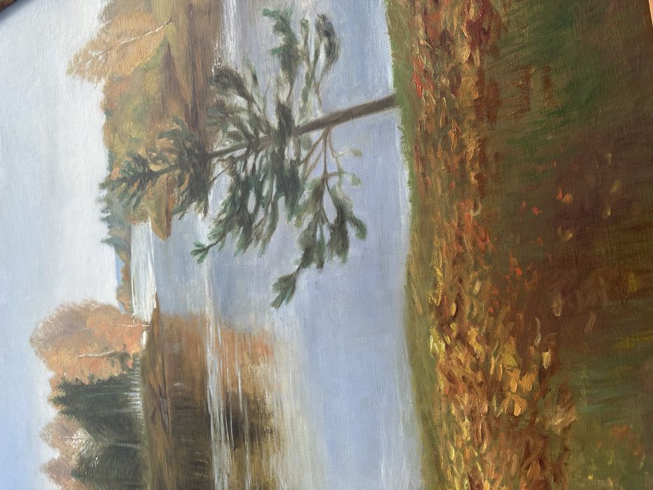 Duży obraz w pięknej ramie