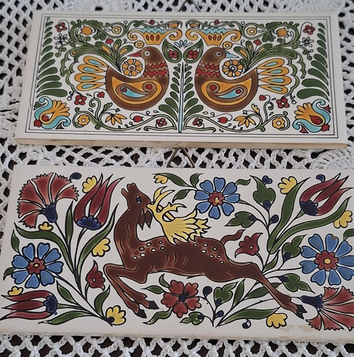Dekory ceramiczne ręcznie malowane