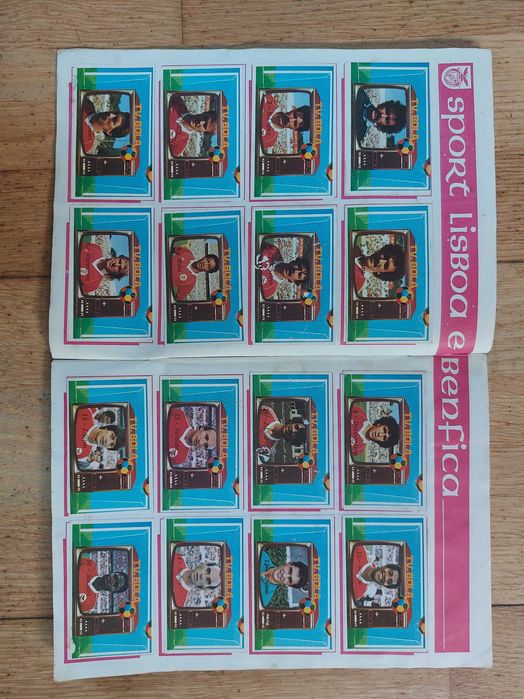 Caderneta de cromos "TV Bola" - Completa