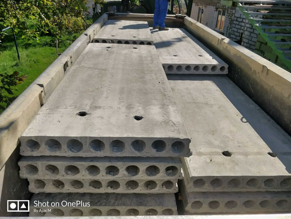 Плиты перекрытия Плити перекриття ПБ ПК Полегшені плити Панелі бетонні