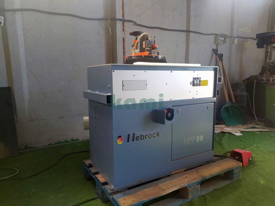 Hebrock HFF-08 Кромкофрезерний верстат (1 фрези R2  + торц. пила)