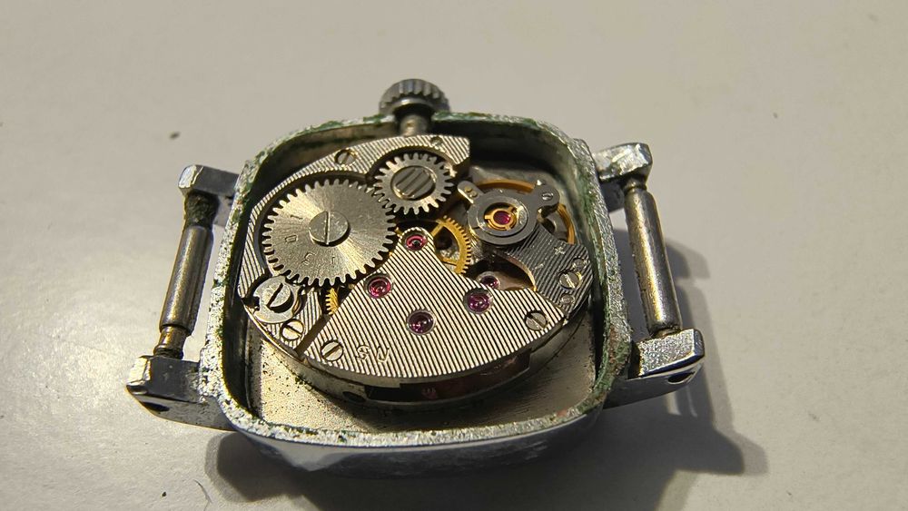 26 Zegarek Mechaniczny Stary Retro Vintage PRL Zabytkowy