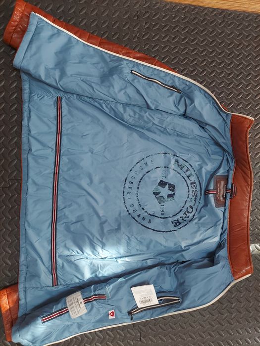 Kurtka skórzana Milestone klasa premium nowa M