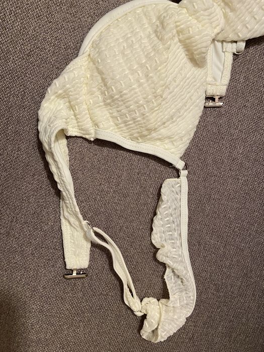 Bikini branco creme novo