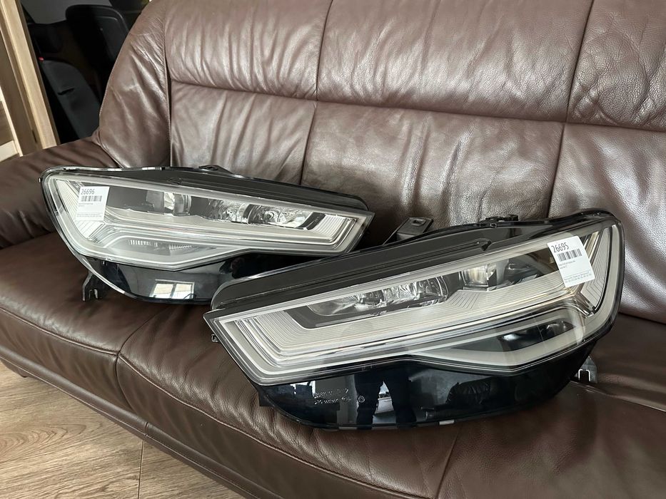 Фари FULL LED Audi A6 комплект 1600 одна 850 тестові стан нових
