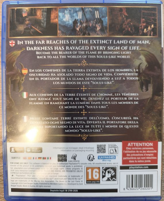 Ps5 The Bearer The Last flame możliwa zamiana