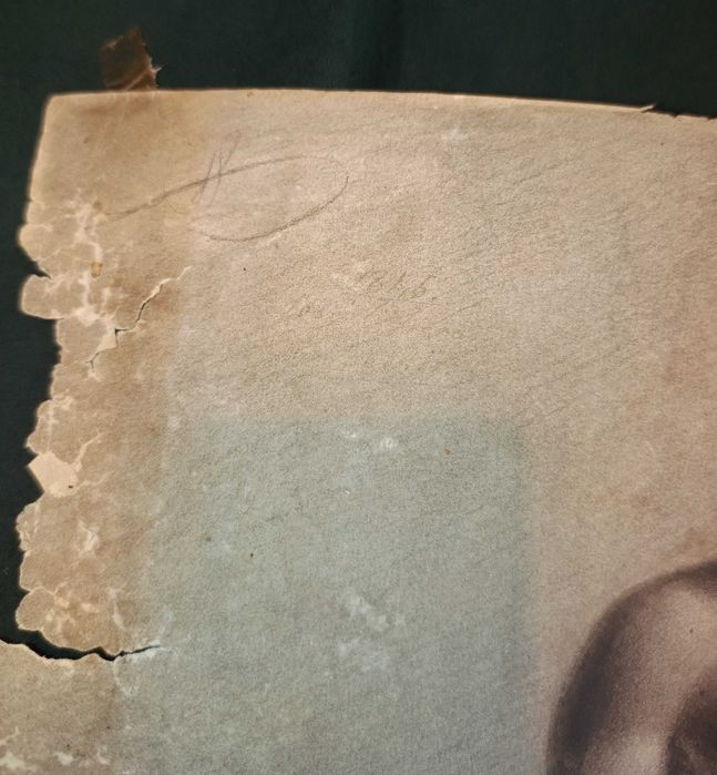 Desenho Académico "Apolo" –  Pintor Romântico José Utrera 1846