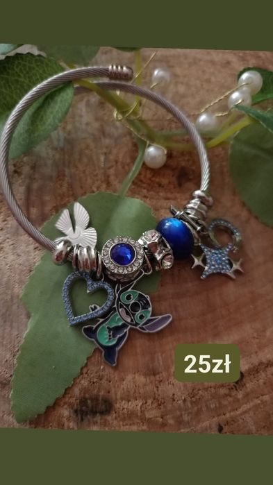 Bransoletka z postacią stich'a niebieską