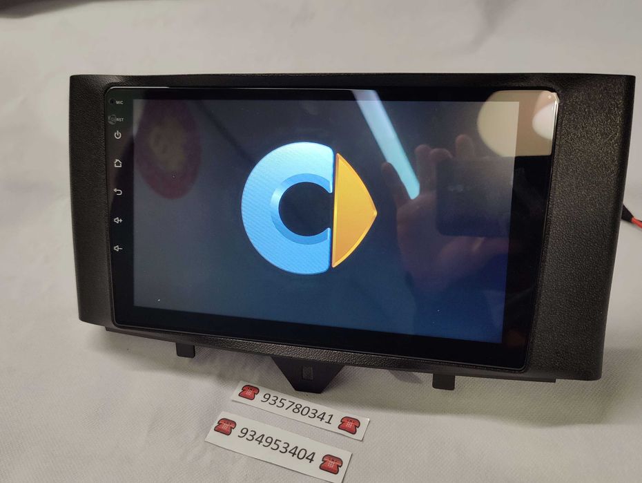 Radio 2 DIN Android para Smart Fortwo - Smart 2 - Novo Garantia