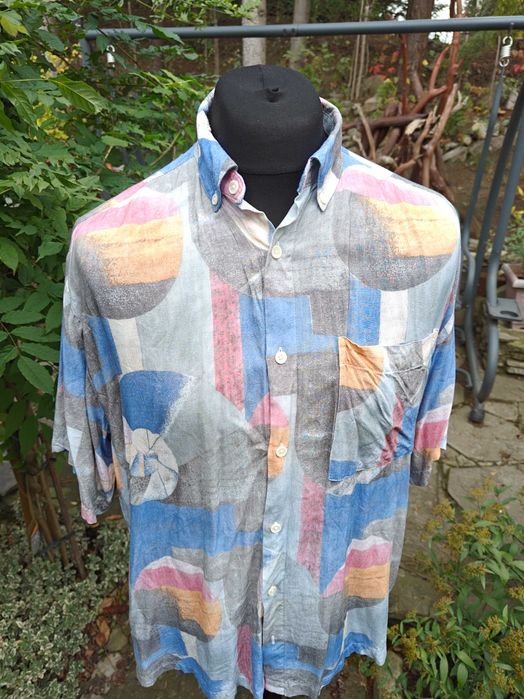 Asos design męska koszula wiskoza M retro vintage