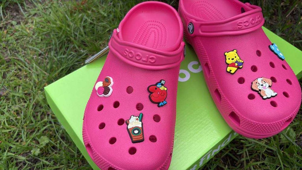 Крокси малинові Crocs жіночі оригінальні 36, 37, 38, 39 розмір