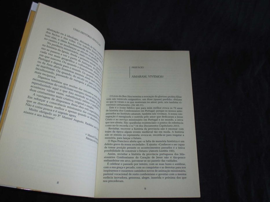 Livro Uma História Singular Missionários Combonianos em Portugal