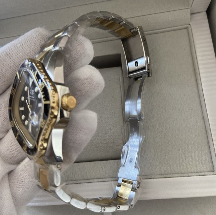 Relogio Laarvee Silver & Golden Precision Steel