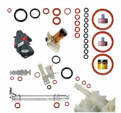 Ремкомплект уплотнителей + смазка на кофемашину  DeLonghi серии ECAM