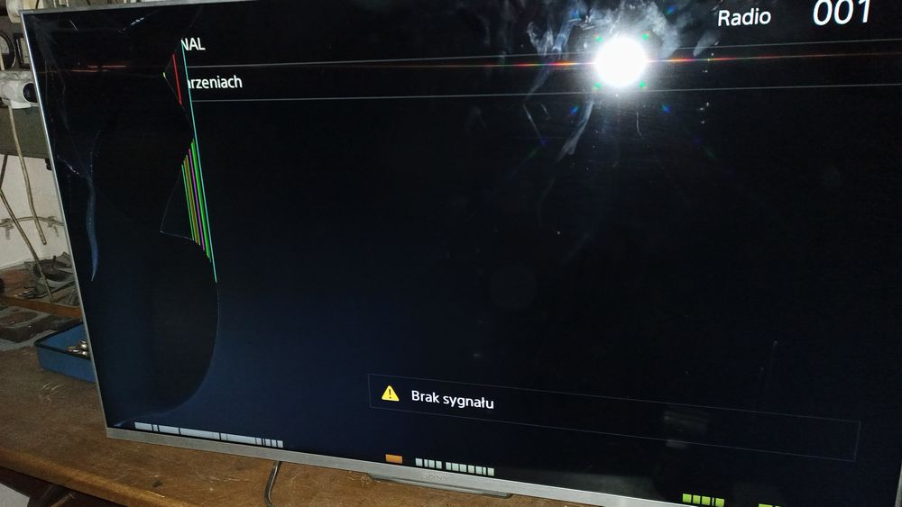 Telewizor Sony uszkodzona matryca