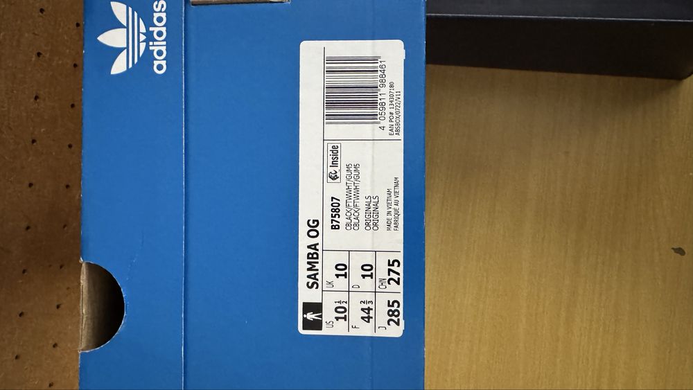 Adidas Samba Pretas 44 2/3